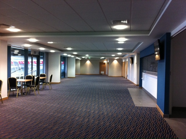 Members Lounge at Edgbaston Stadium, spacious event space for meetings and gatherings.