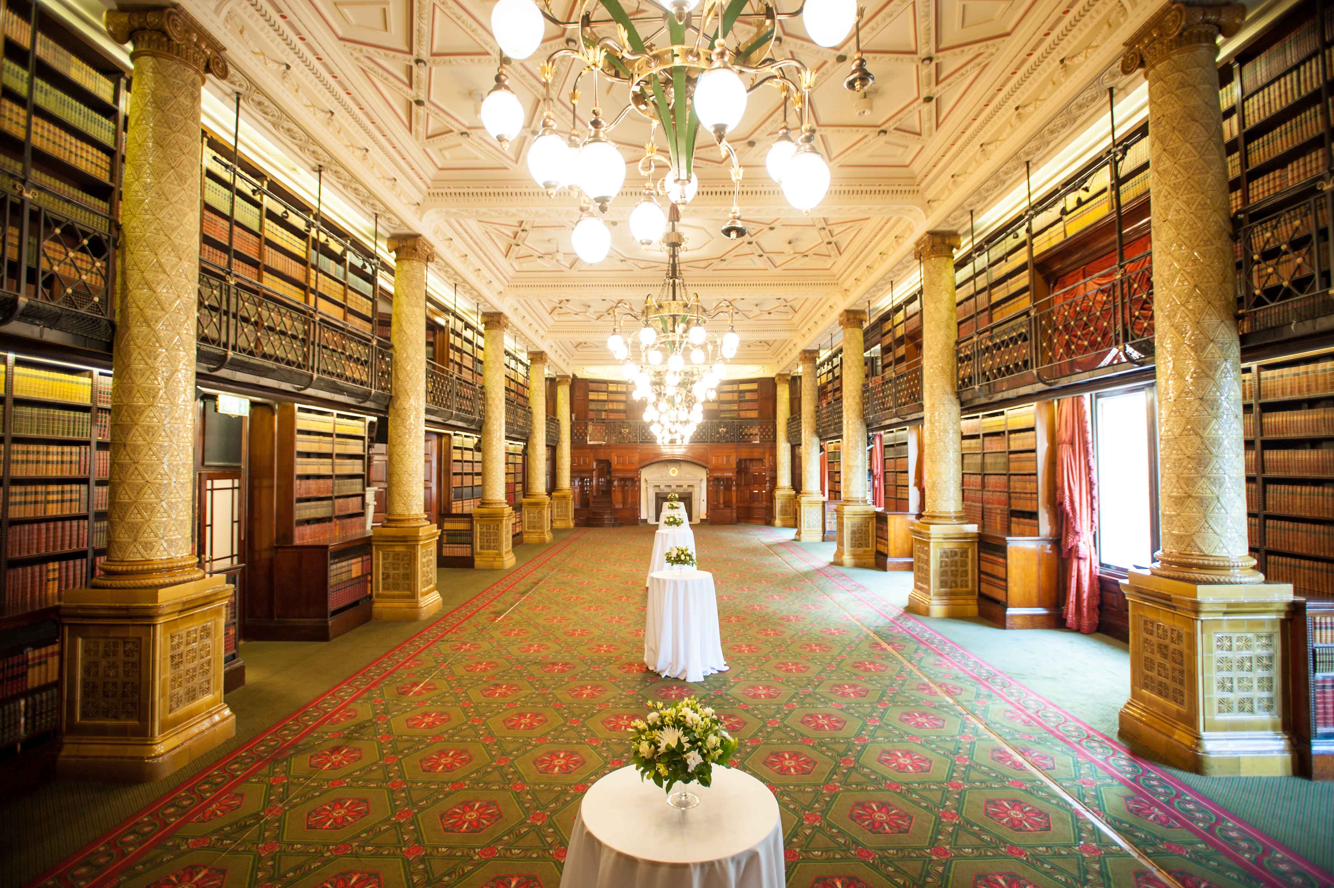 Gladstone Library at The Royal Horseguards Hotel, elegant venue for upscale events.