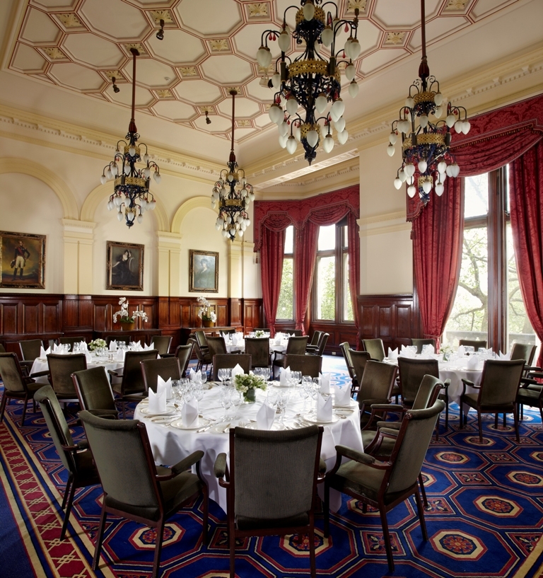 Elegant banquet room at The Royal Horseguards Hotel, perfect for weddings and corporate events.