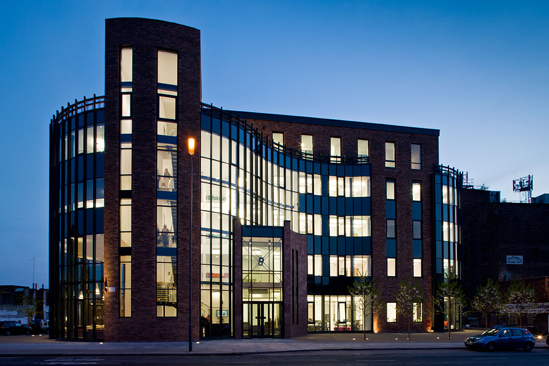 Modern Roddick Conferencing Suite with large glass windows, perfect for corporate events.