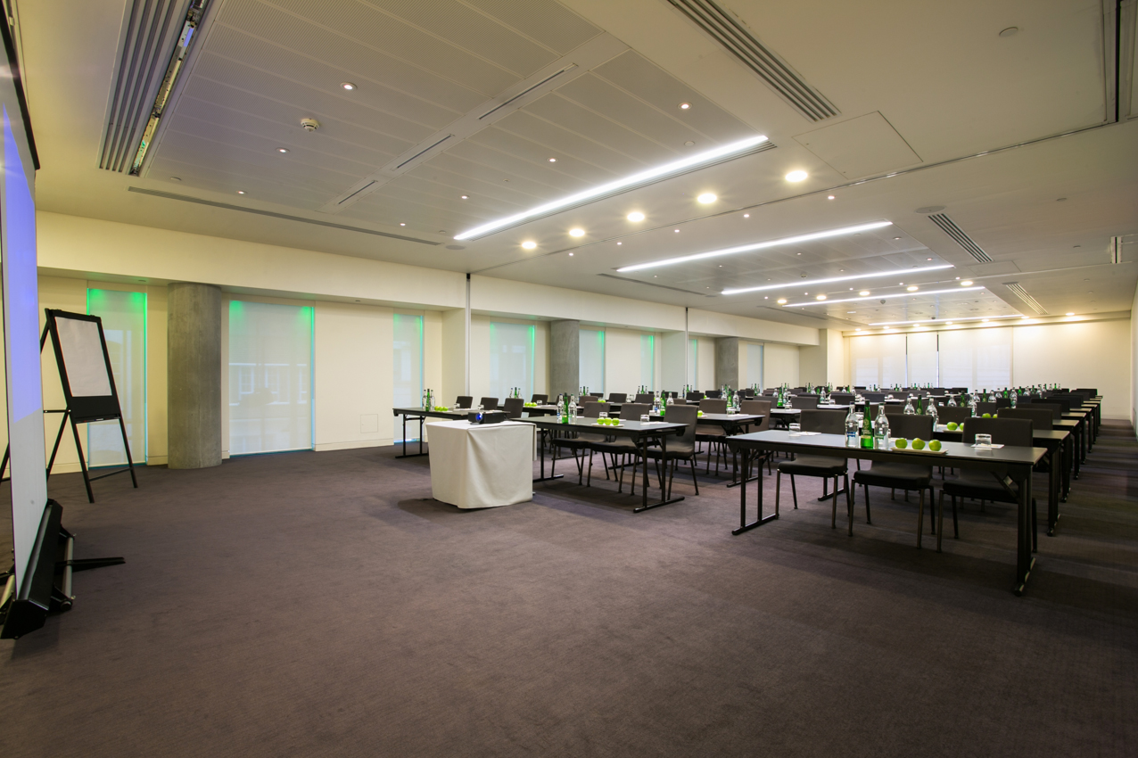 Corporate meeting room at DoubleTree by Hilton, London - professional setup for events.