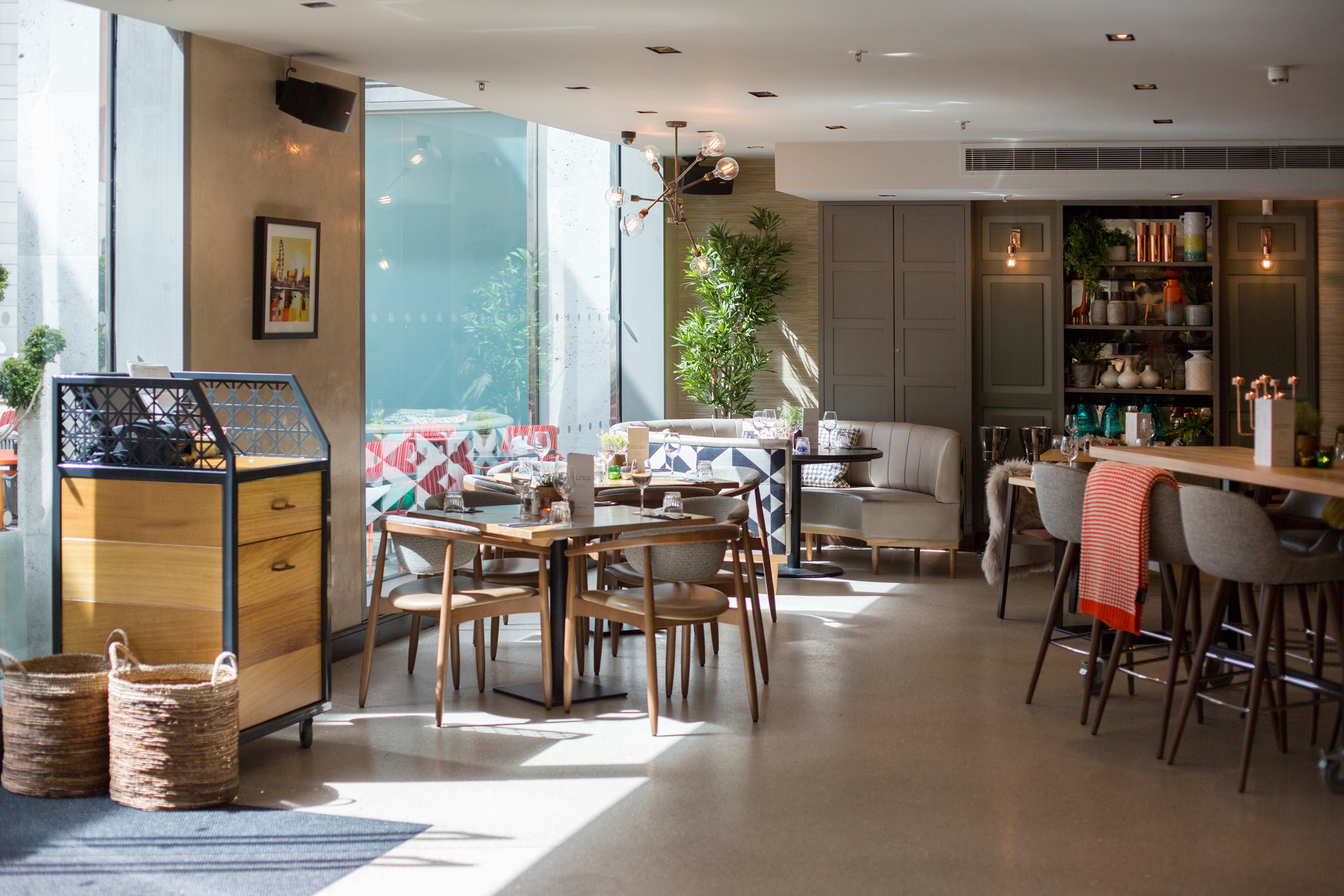 Stylish Main Bar at The Happenstance, perfect for intimate gatherings and networking events.