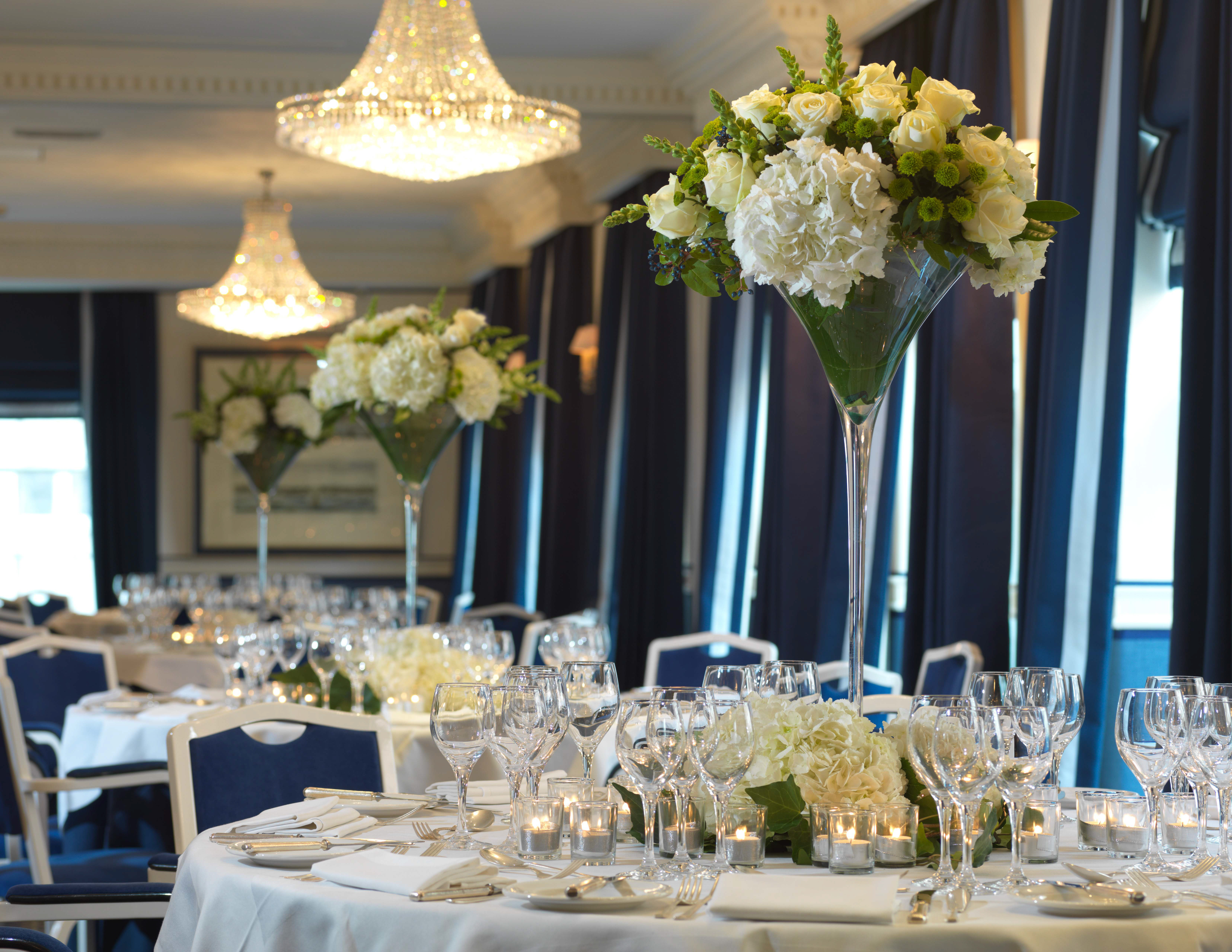 Royal Suite at Chesterfield Mayfair, elegant banquet space for weddings and corporate events.