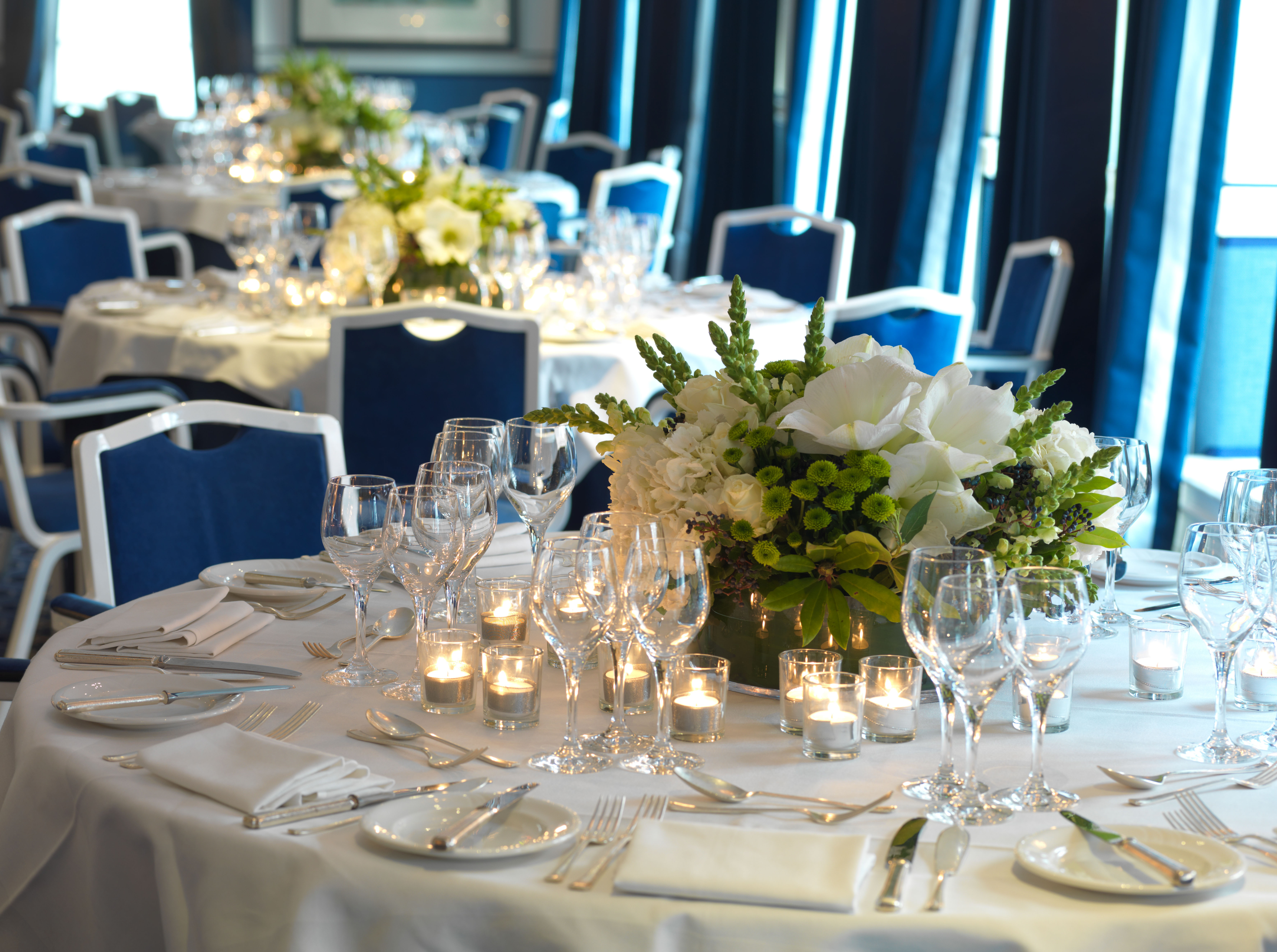 Royal Suite at Chesterfield Mayfair, elegant banquet room for weddings and corporate events.