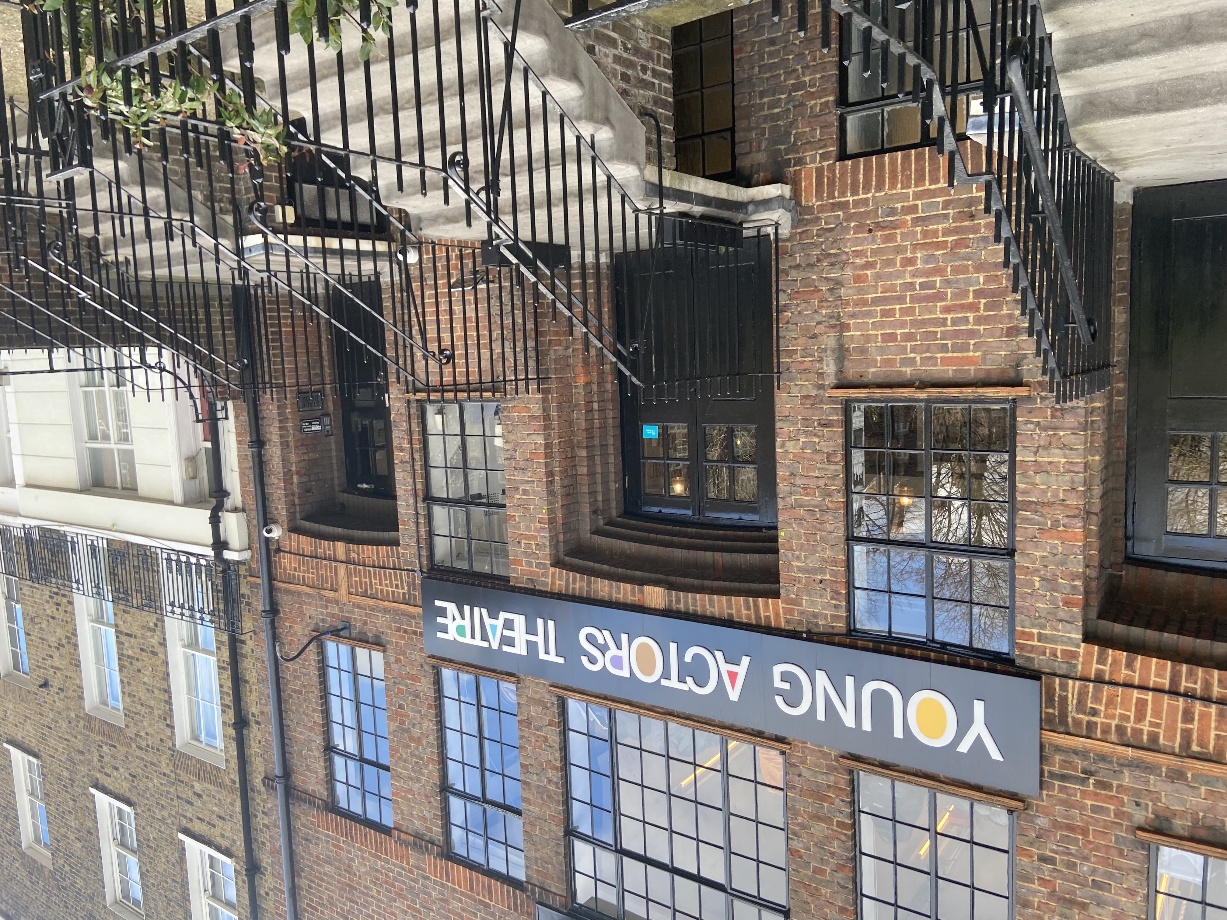 Young Actors Theatre Islington, charming brick venue for creative workshops and performances.