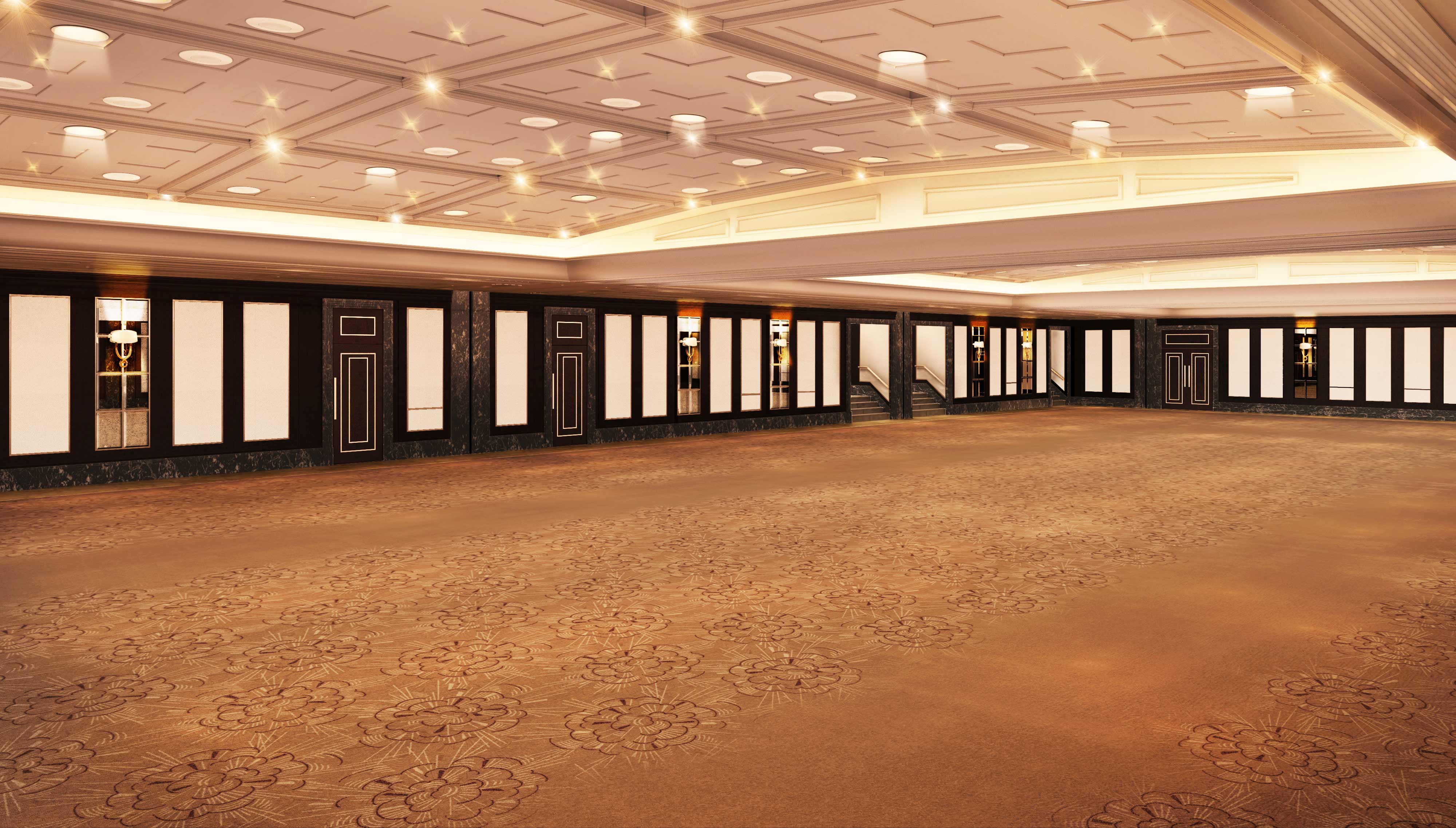 Westbourne Suite, Royal Lancaster London: spacious event space with polished floors.