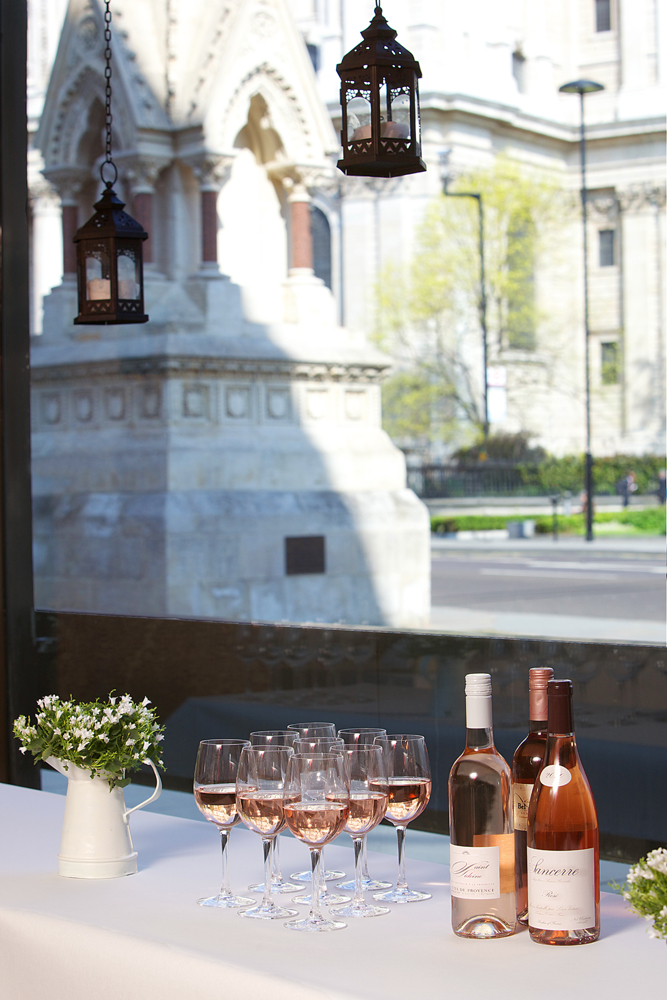 Sophisticated venue with elegant table setup for outdoor events in Wine Tun.