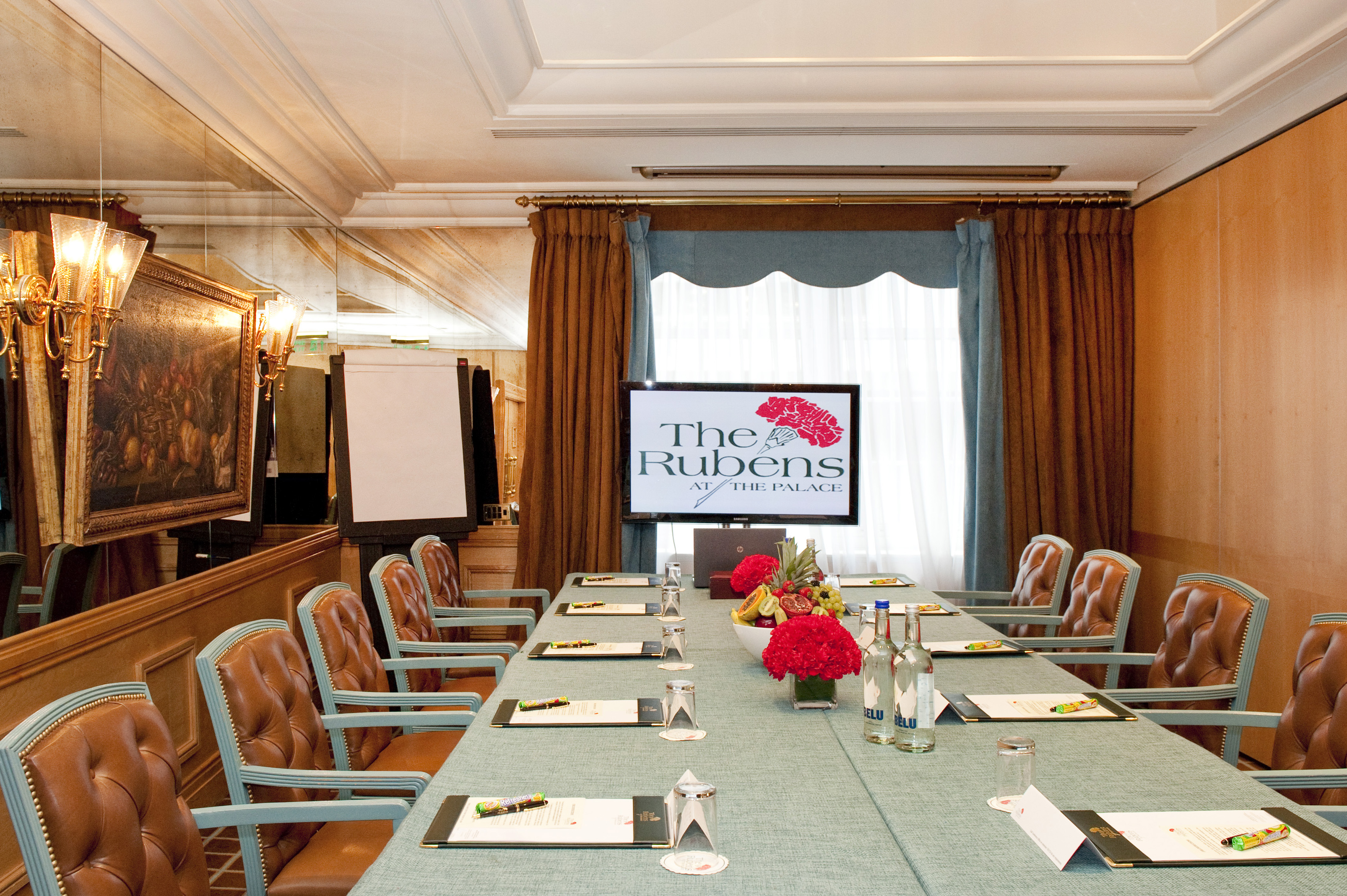 Rubens Suite meeting room with elegant decor for corporate events and gatherings.