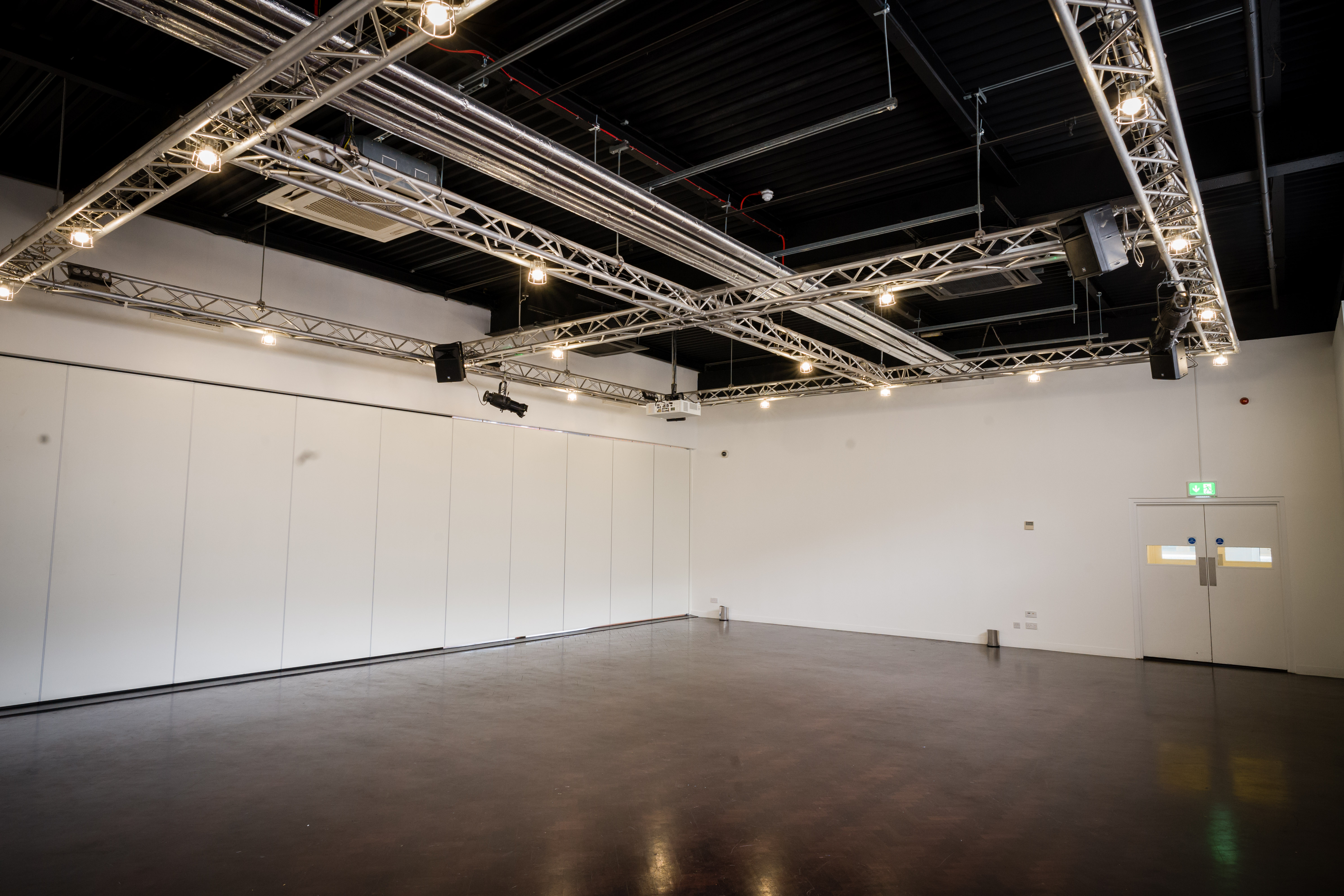 Versatile event space at Queenhithe, London with high ceilings for conferences and gatherings.