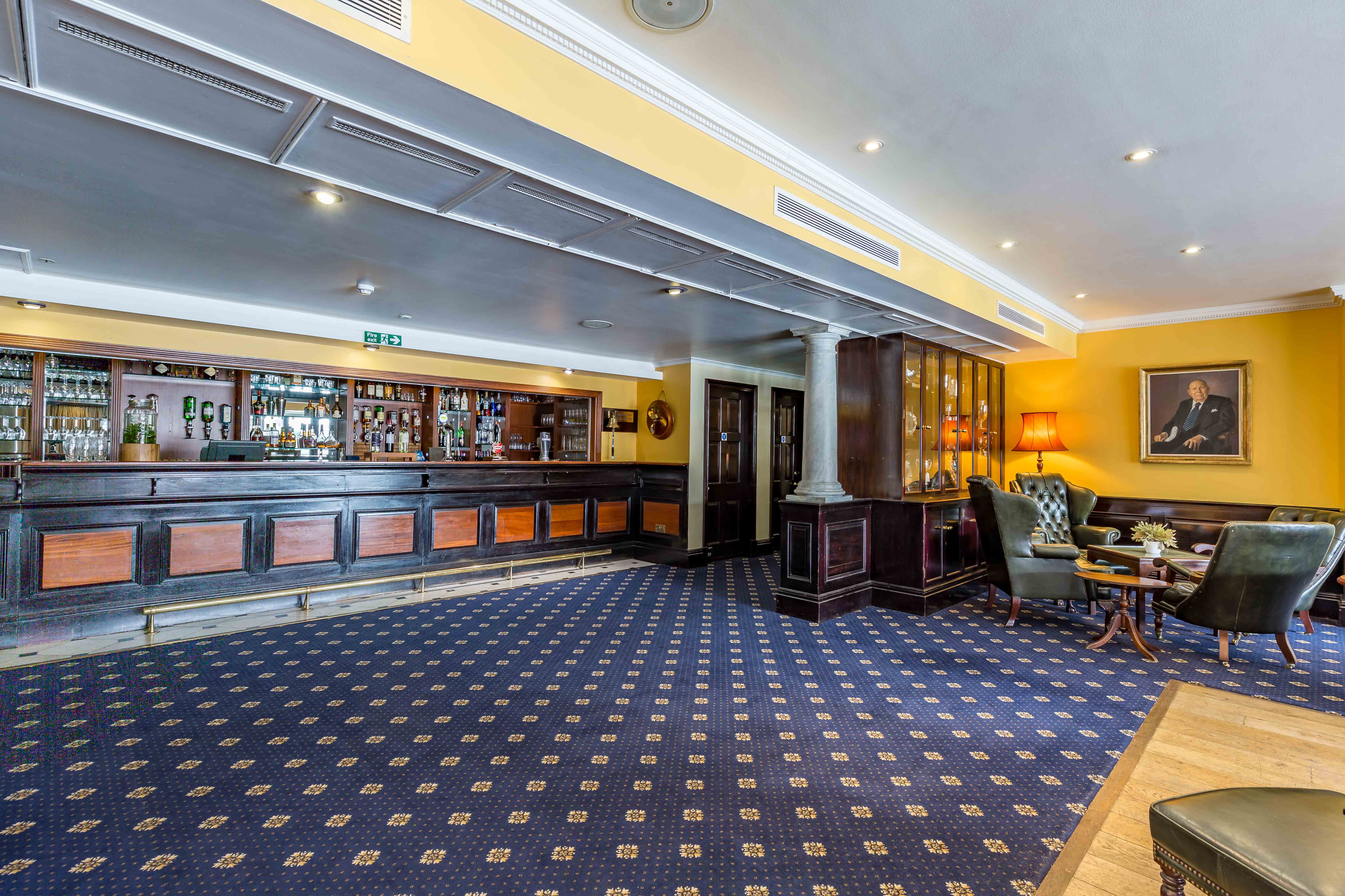 Elegant Club Room at Little Ship Club, ideal for networking events and meetings.