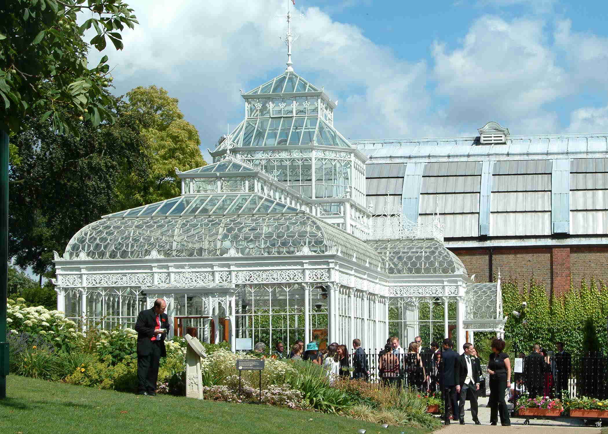 Horniman Museum glass conservatory, ideal for weddings and corporate events.