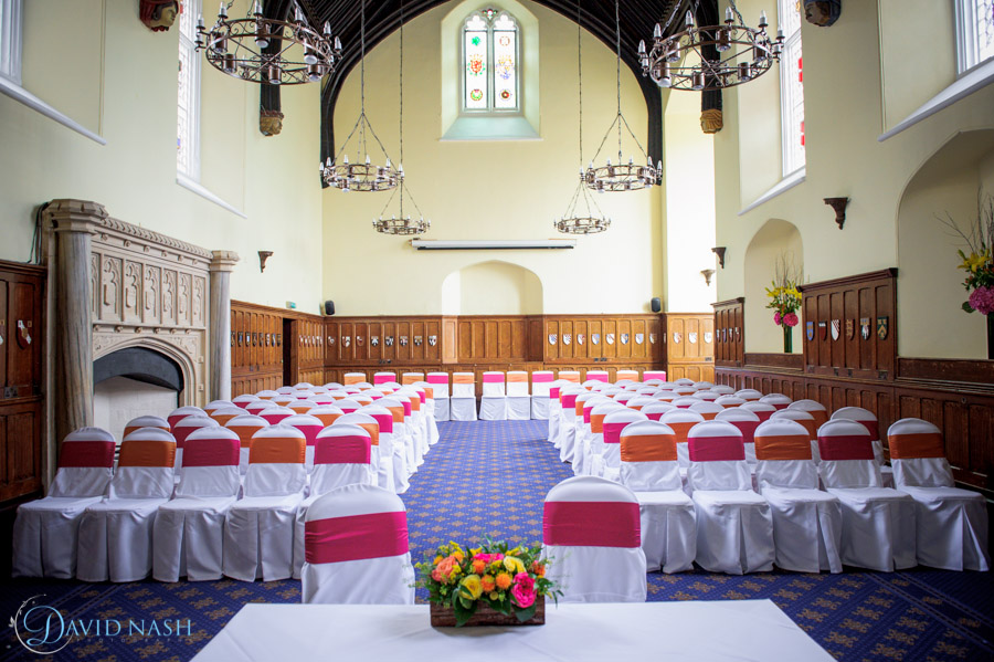 Towers Mansion event space with elegant decor, ideal for weddings and conferences.