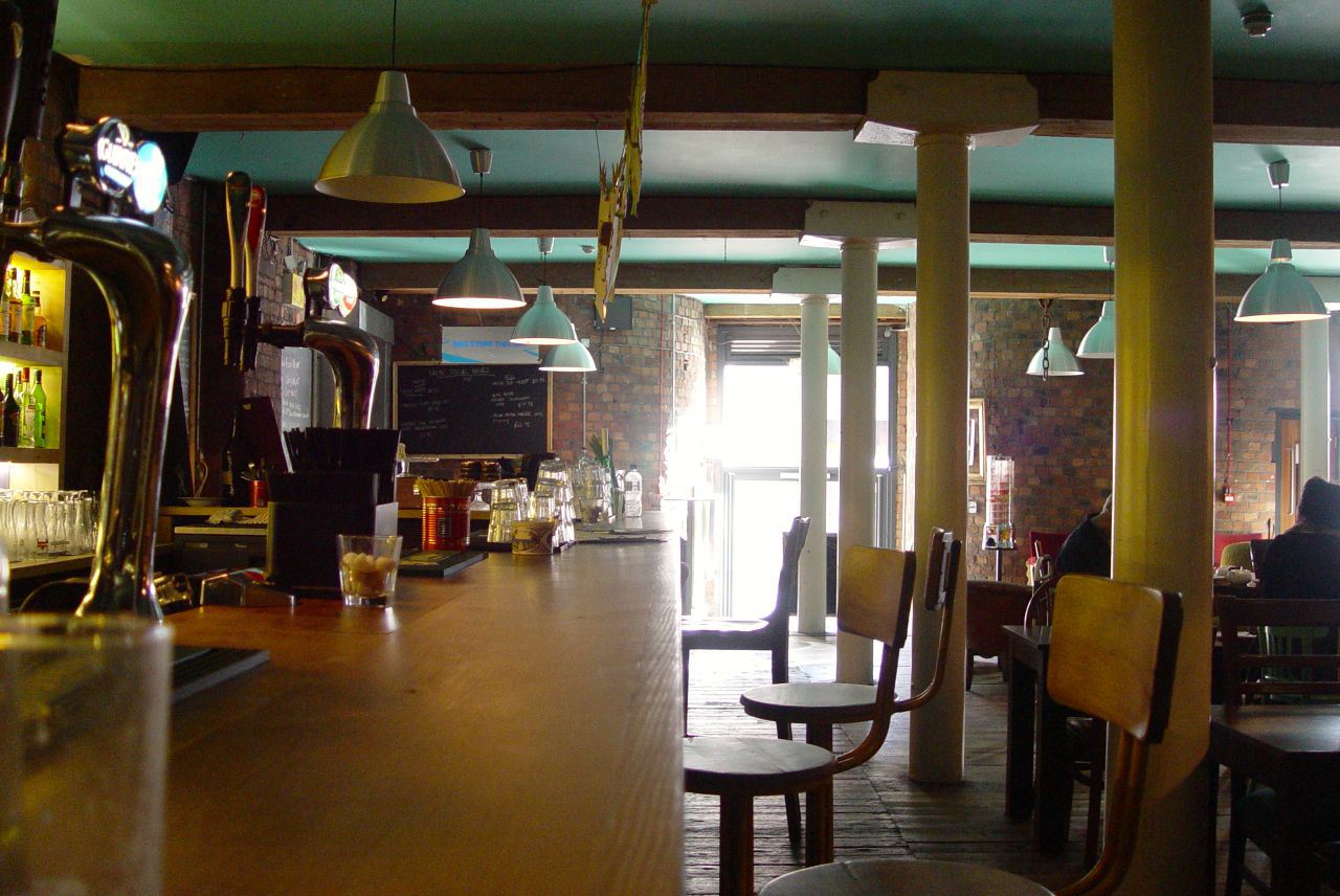 Cozy social space at The Baltic Social, great for networking and casual meetings.