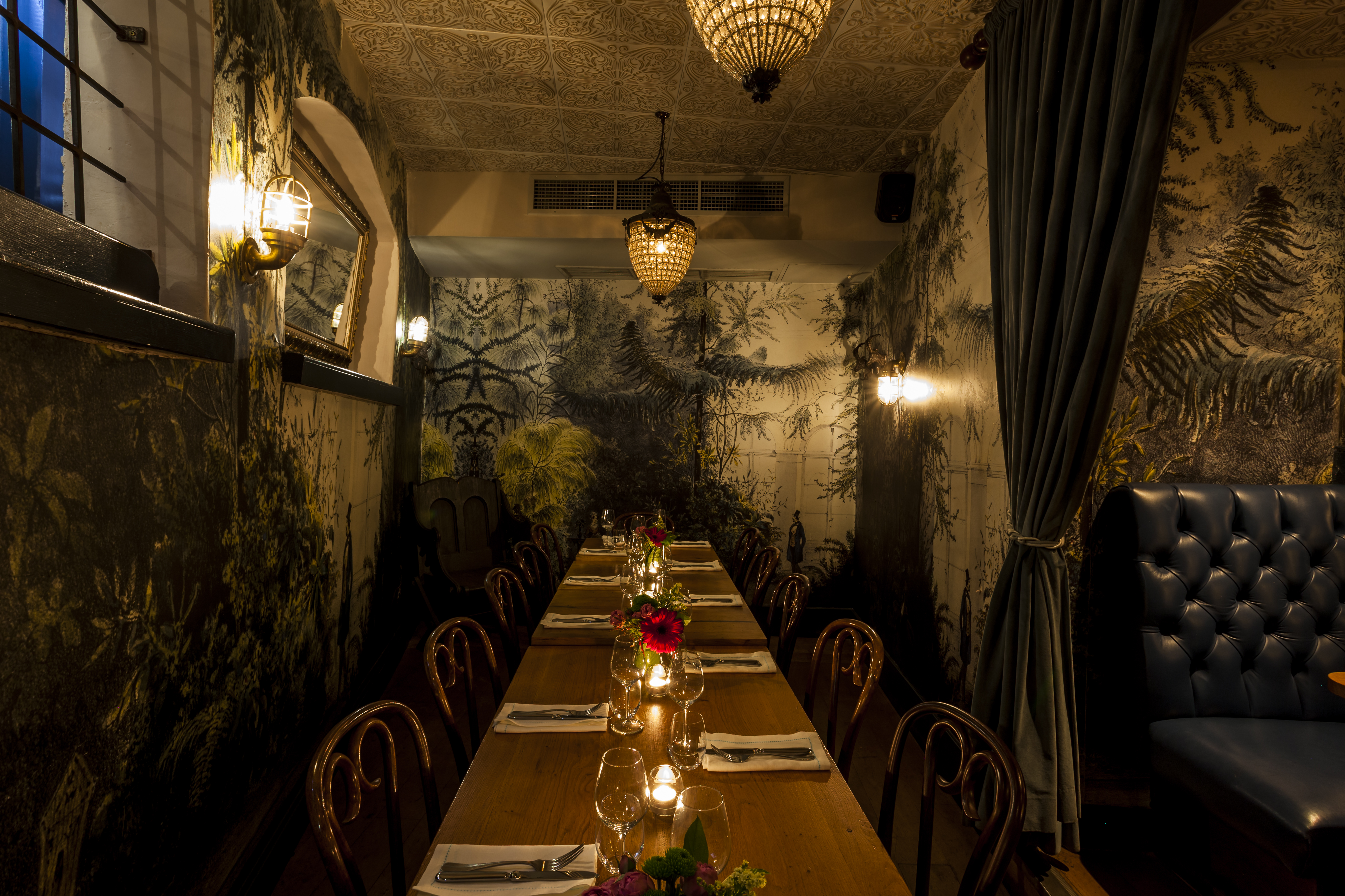 Elegant private dining space in GOAT, perfect for intimate gatherings and corporate dinners.