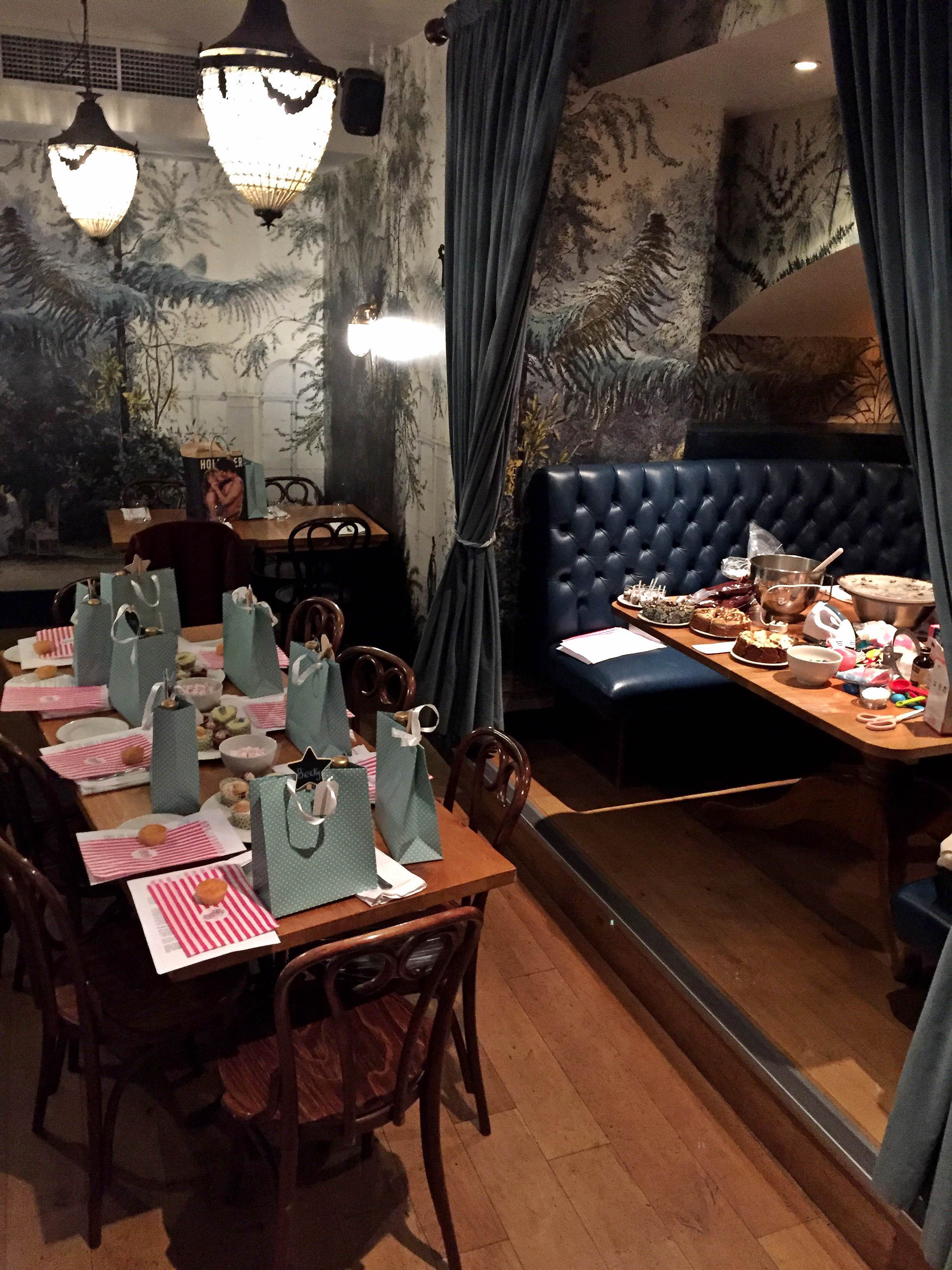 Cozy private dining setup with elegant tables for intimate celebrations at GOAT.