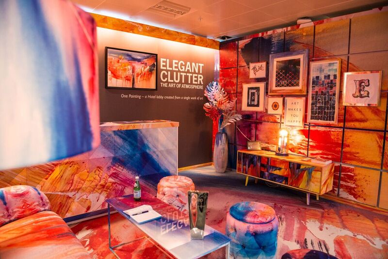 Vibrant event space Room B-H at Business Design Centre, ideal for networking and showcases.